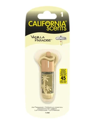 Horká Nabídka California Scents Hanging Vial Vanilla Paradise - Vanilka 5ml