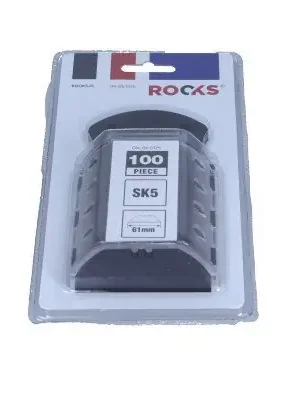 Rooks Náhradní Trapezoidní čepele 61x33mm 100 ks OK-06.0125 Super Cena