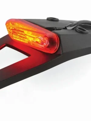 Koncové světlo pro zadní blatník POLISPORT 8569500001 RS LED 12V 1,1/0,2W LED světlo černý Rychlé Dodání