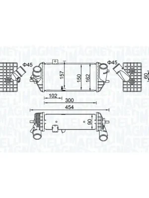 Chladič turba MAGNETI MARELLI 351319205690 Ihned K Objednání