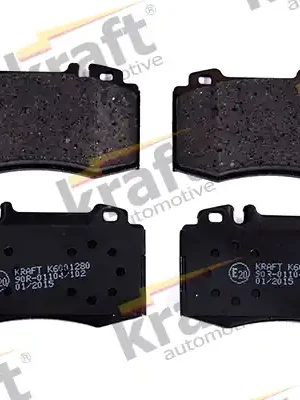 Dokud Zásoby Vydrží Sada brzdových destiček, kotoučová brzda KRAFT AUTOMOTIVE 6001280