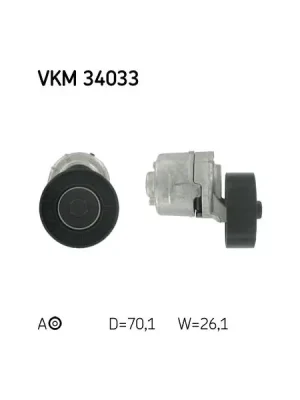 Napínací kladka, žebrovaný klínový řemen SKF VKM 34033 Doprava Zdarma