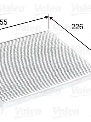 Horká Nabídka Filtr, vzduch v interiéru VALEO 715804