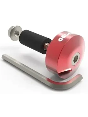 Top Prodej závaží řídítek Bar Ends 1 s redukcí pro vnitřní průměr 13 a 18 mm (vnější 22 a 28,6 mm), OXFORD (červený elox, pár)